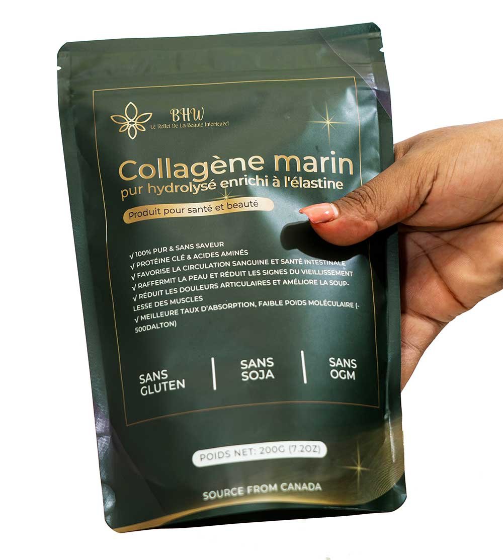 BHW Collagène Marin Bio Hydrolysé Nature (Classique) - 200g - Image 4