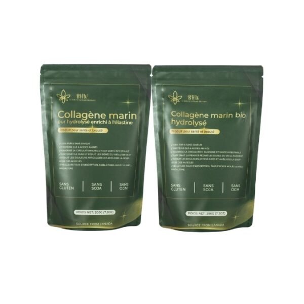 Pack Collagène Marin Nature + Collagène Marin Enrichi à l’Élastine