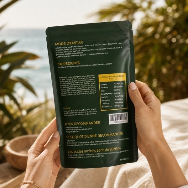 BHW Collagène Marin Bio Hydrolysé Nature (Classique) - 200g - Image 4
